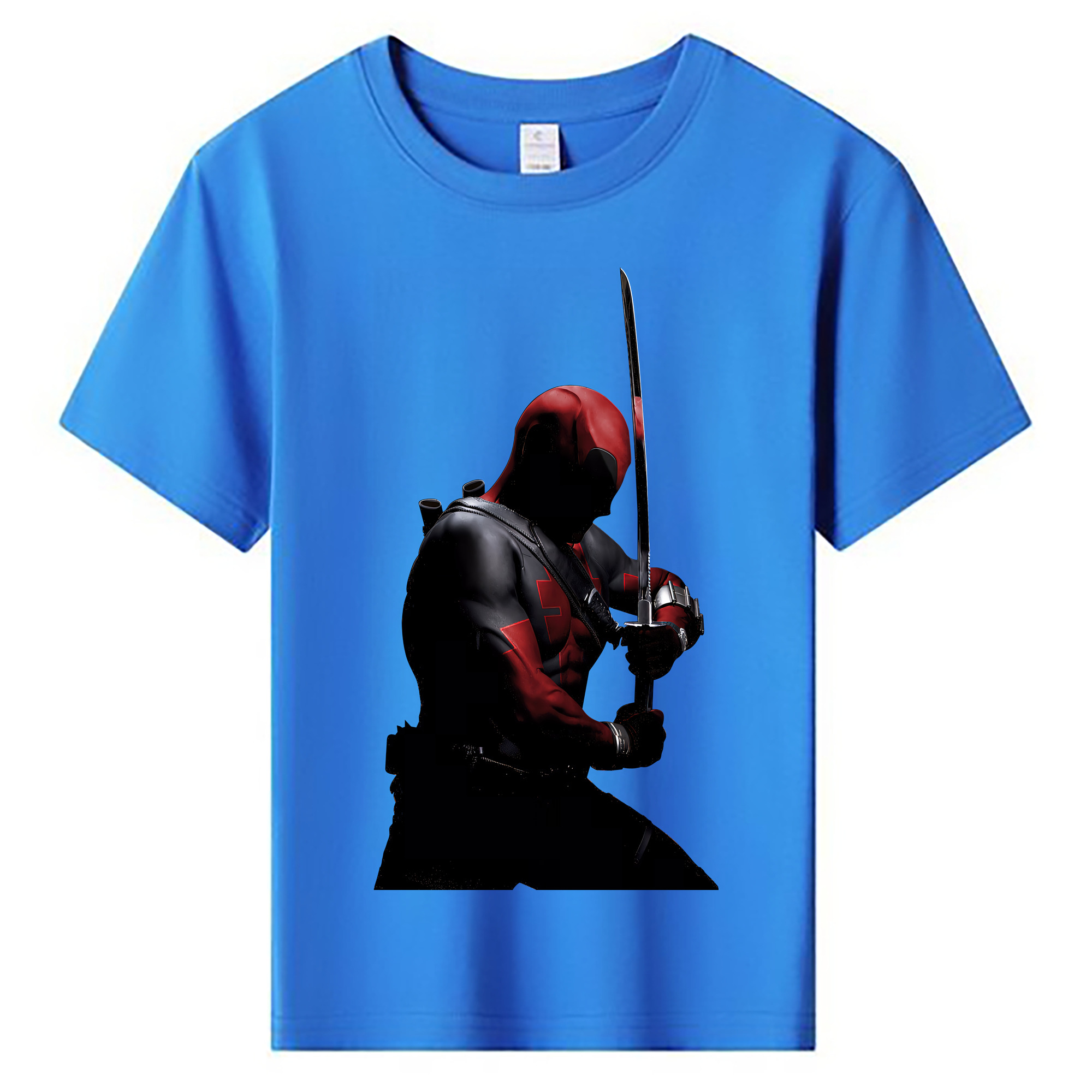 （画像用） Deadpool デッドプール 綿100％キッズTシャツ（フロントプリント）
